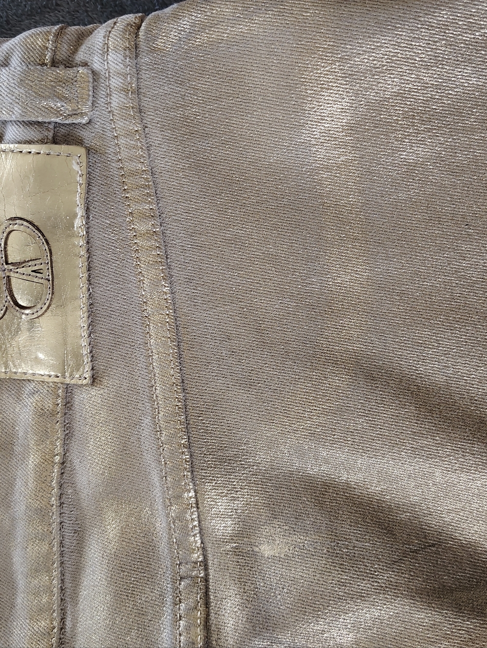 Basler Gold Coated Metallic Women’s Straight Leg Jeans 16 - Picture 10 of 16